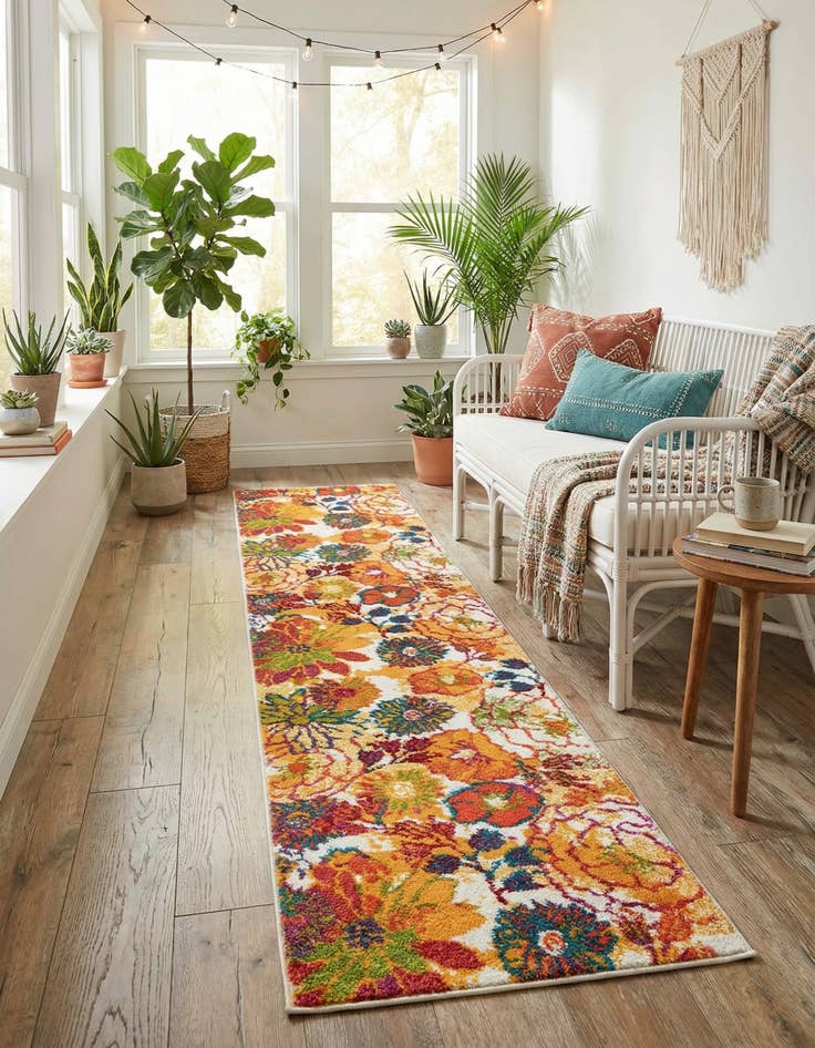 Detail image of 2' x 8' Tuscany Runner Rug