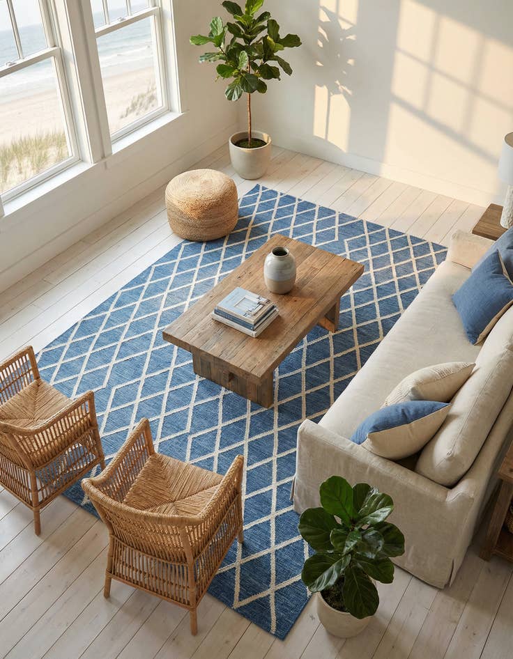 Detail image of 9' x 12'  Hand Knotted Jill Zarin Dorset Rug