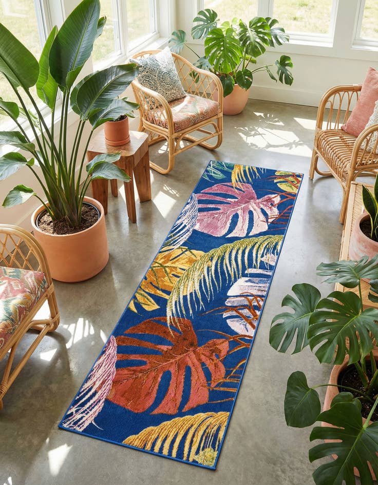 Detail image of  2' x 6' Blossom Runner Rug