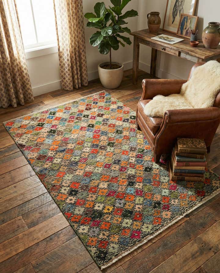 3' 3 x 4' 10 Hand Knotted Balouch Wool Rug