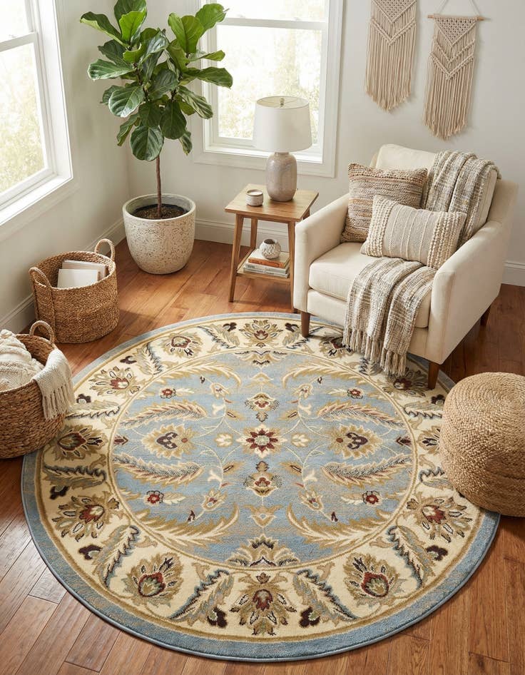 Detail image of 6' x 6' Aditi Round Rug