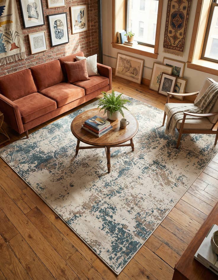 Detail image of 8' x 8' Mojave Square Rug