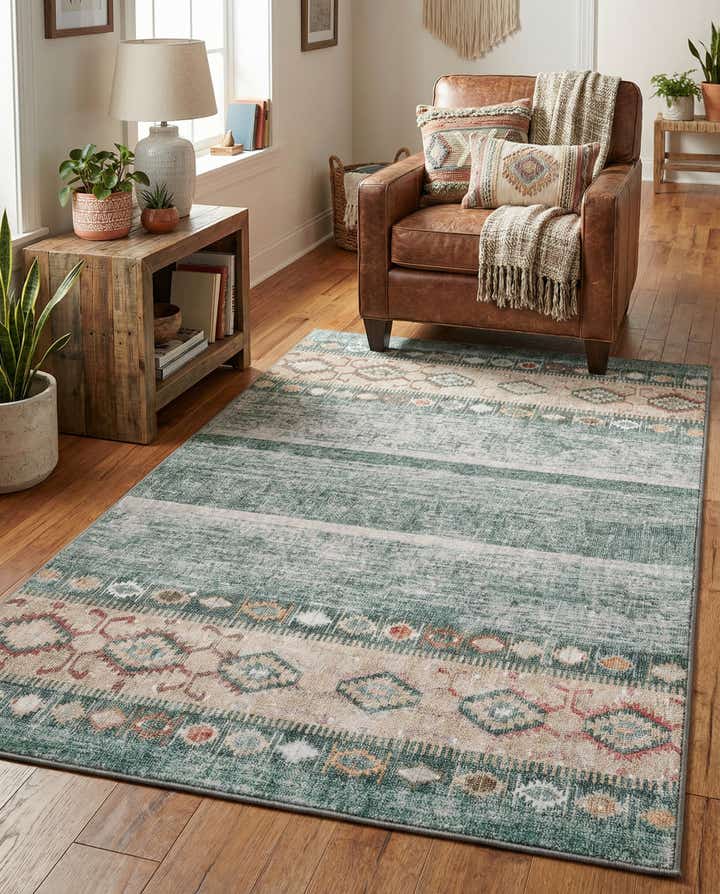 3' 6 x 5' 6 Washable Timeless Rug
