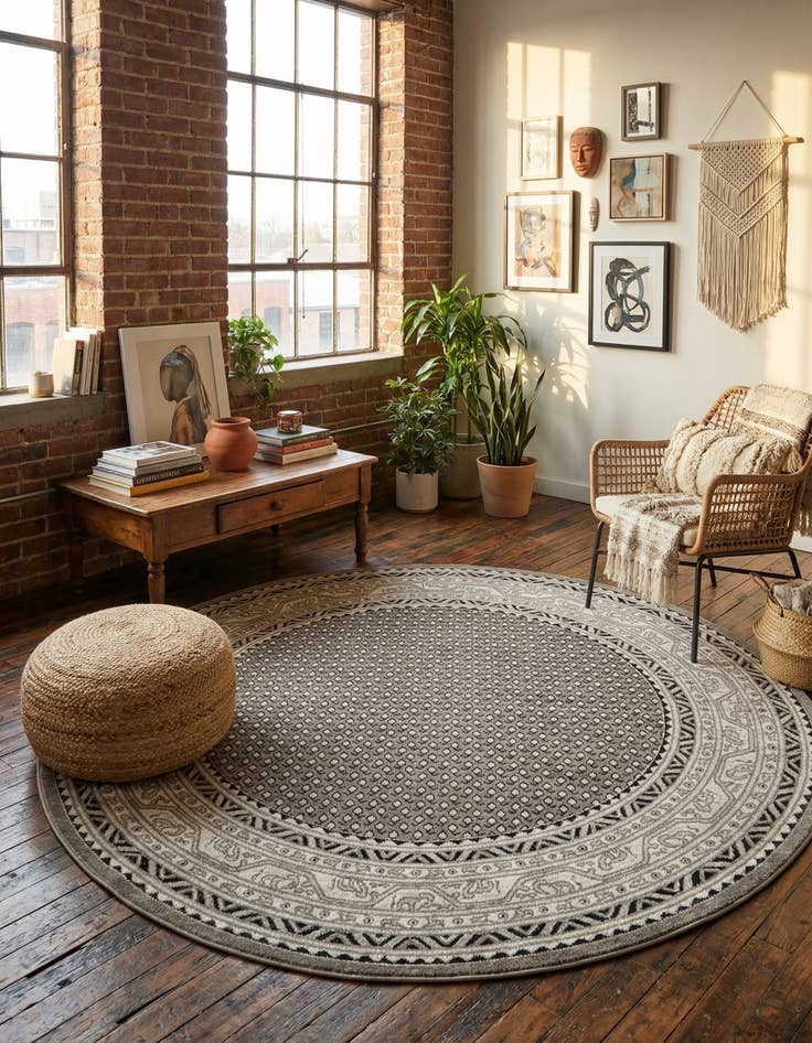 Detail image of  8' x 8' SoHo Round Rug