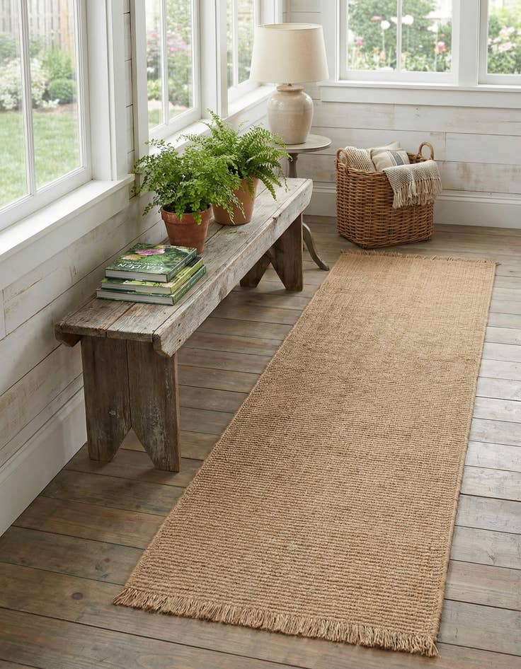 Detail image of 2' 7 x 10' Cottage Farm Runner Rug