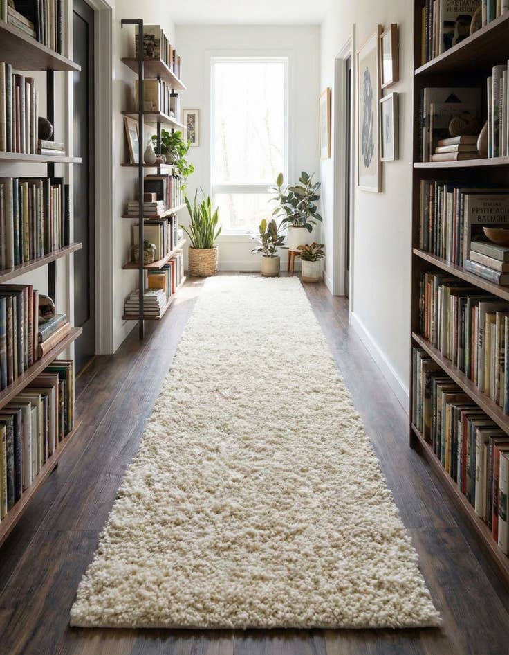 Detail image of 2' 6 x 19' 8 Everyday Shag Runner Rug