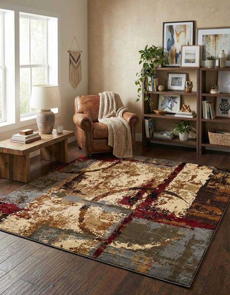 Detail image of 7' x 7' Cafe Square Rug