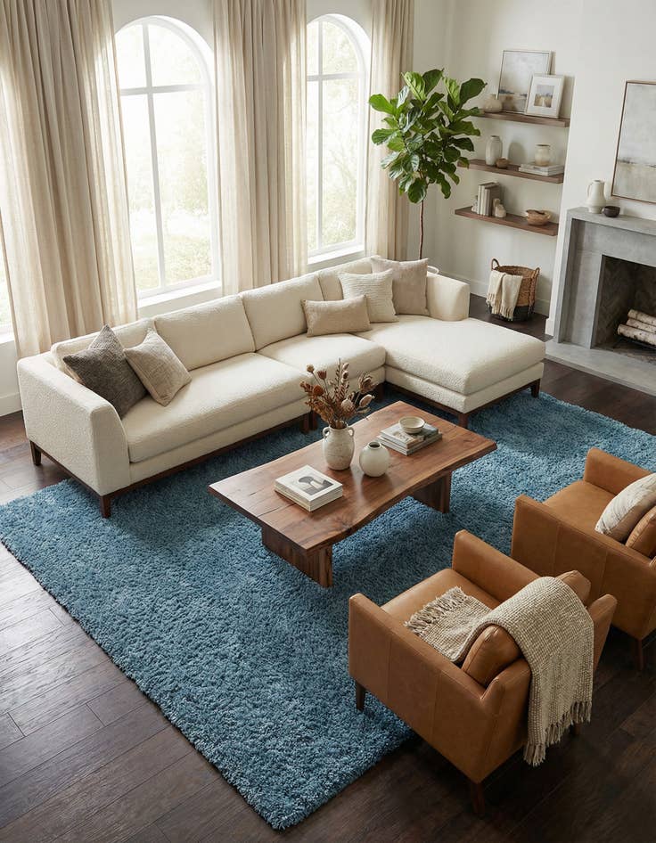 Detail image of 9' x 12' Infinity Shag Rug