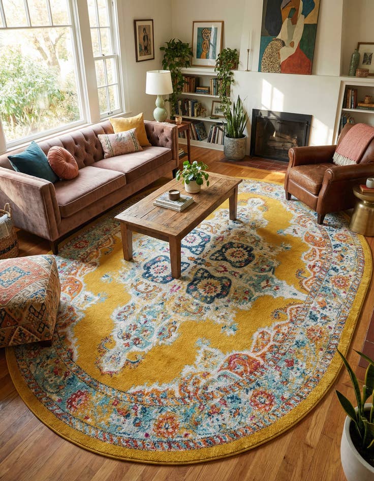 Detail image of 7' 10 x 10' Parker Oval Rug