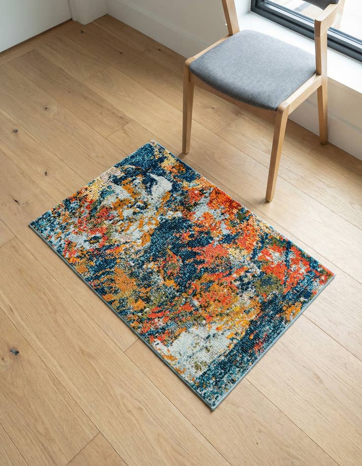 Detail image of 2' 2 x 3' Washable Vivid Rug