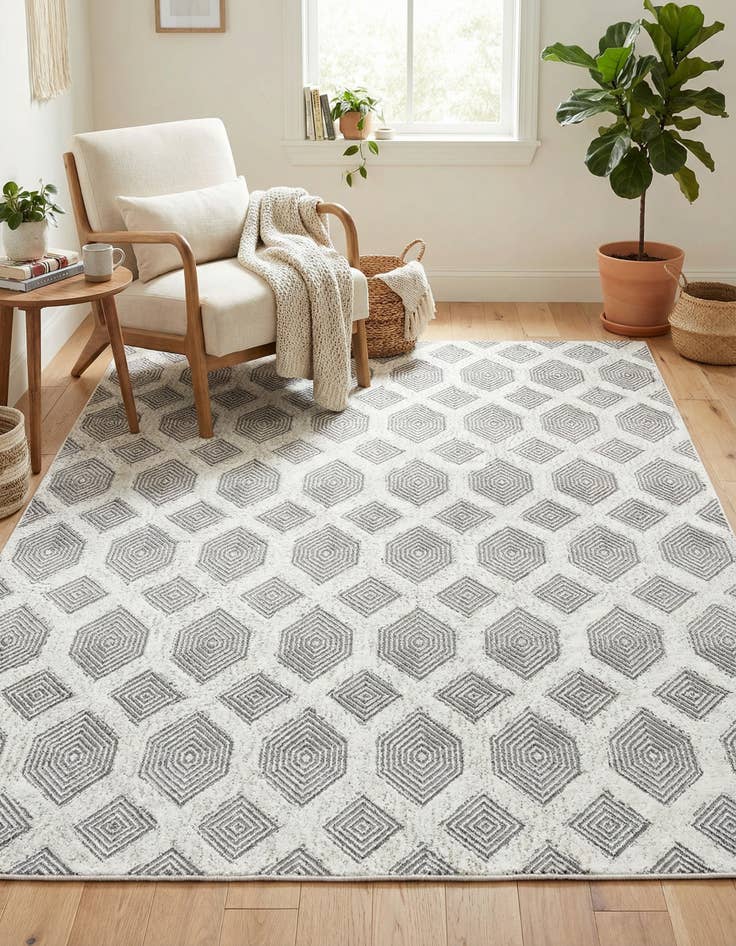 Detail image of 6' 4 x 9' Sabrina Soto Casa Havana Rug