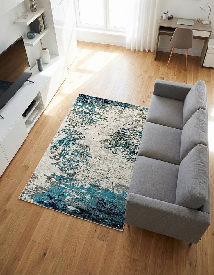 Detail image of 4' x 6'  Washable Vivid Rug