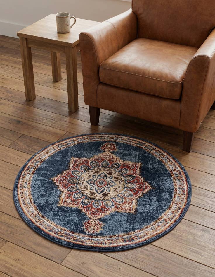 Detail image of 3' 3 x 3' 3 Eden Round Rug