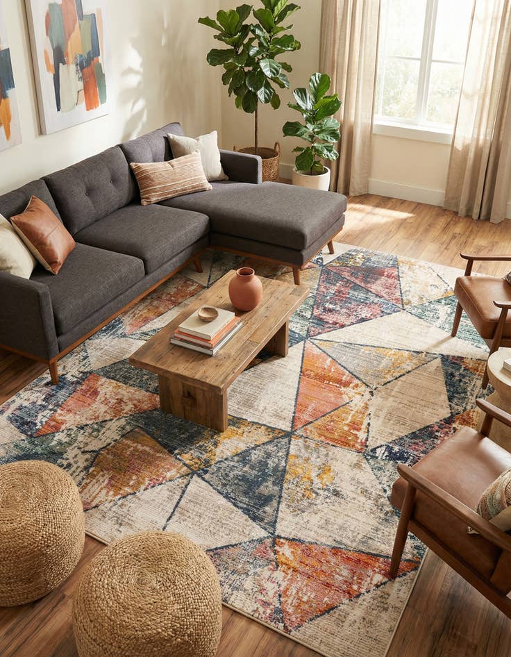 Detail image of 9' x 12' Gemstone Rug