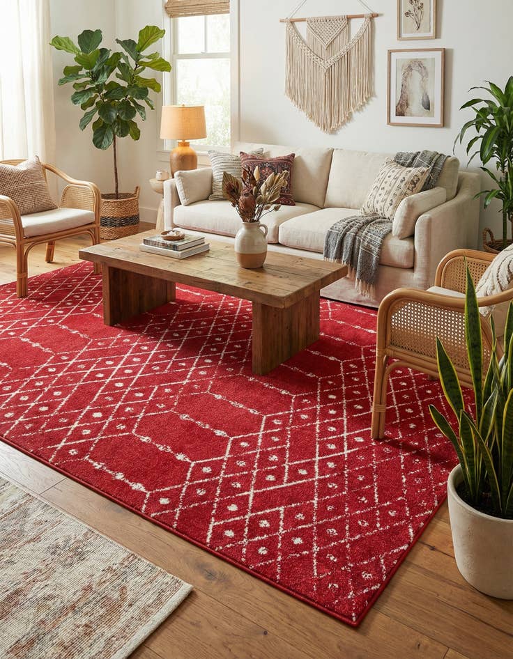 Detail image of 7' x 10' Paxon Trellis Rug