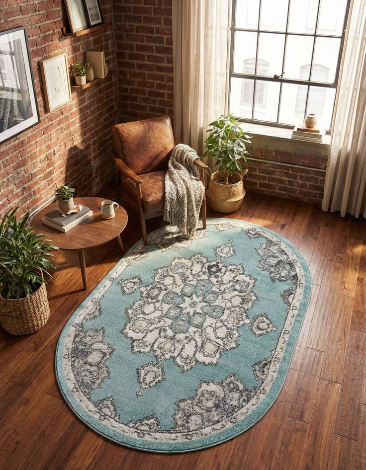 Detail image of 4' x 6' Parker Oval Rug