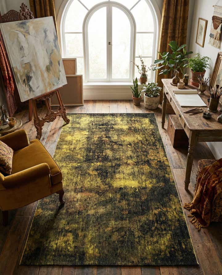 3' 8 x 6' 3 Hand Knotted Vintage Royal Persian Wool Rug