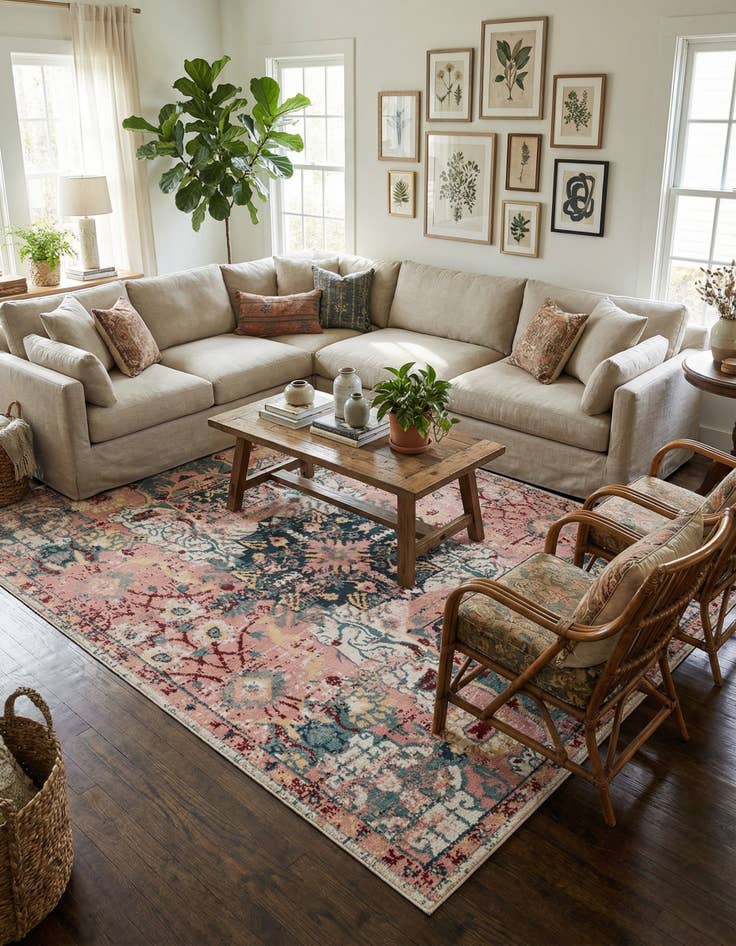 Detail image of 10' x 14' Charleston Rug