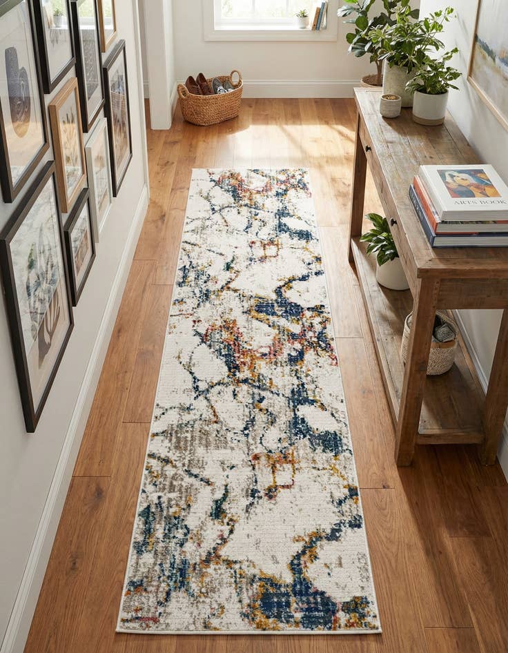 Detail image of 2' 2 x 8' Gemstone Runner Rug