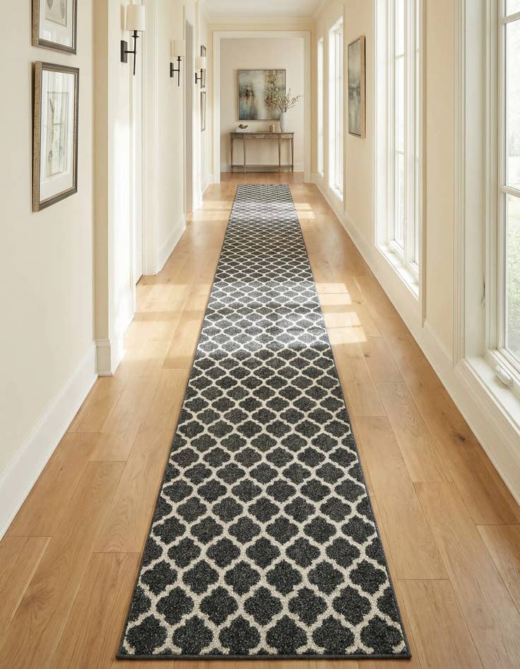 Detail image of 2' 7 x 19' 8 Lattice Runner Rug