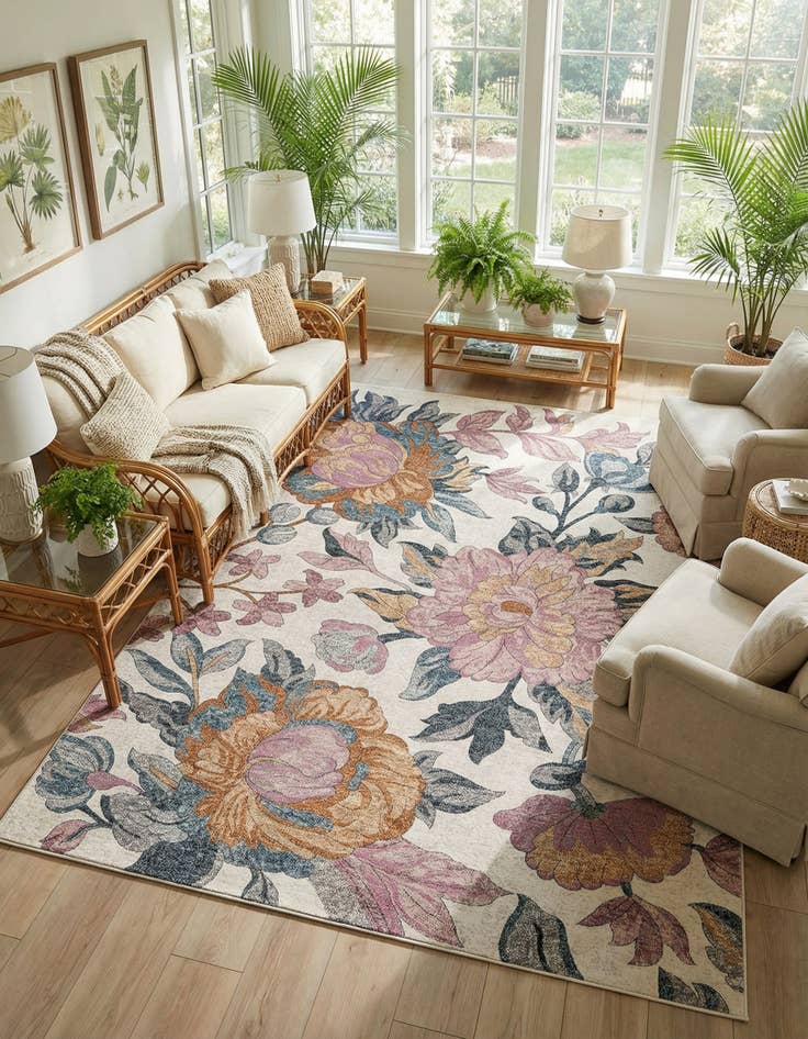 Detail image of 10' x 13' Blossom Rug