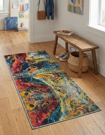 2' x 4' Washable Haerfest Runner Rug