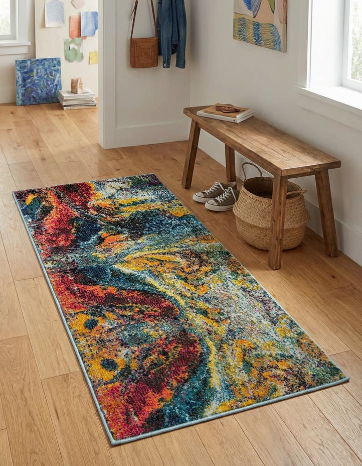 2' x 4' Washable Haerfest Runner Rug