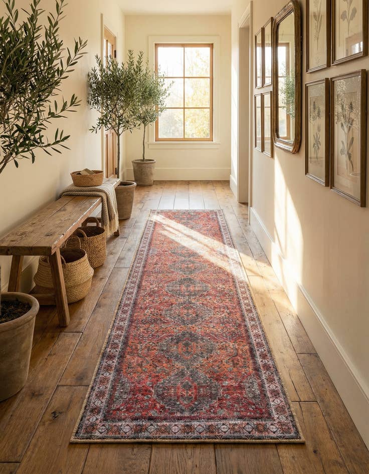 Detail image of 2' 7 x 12' Timeless Runner Rug