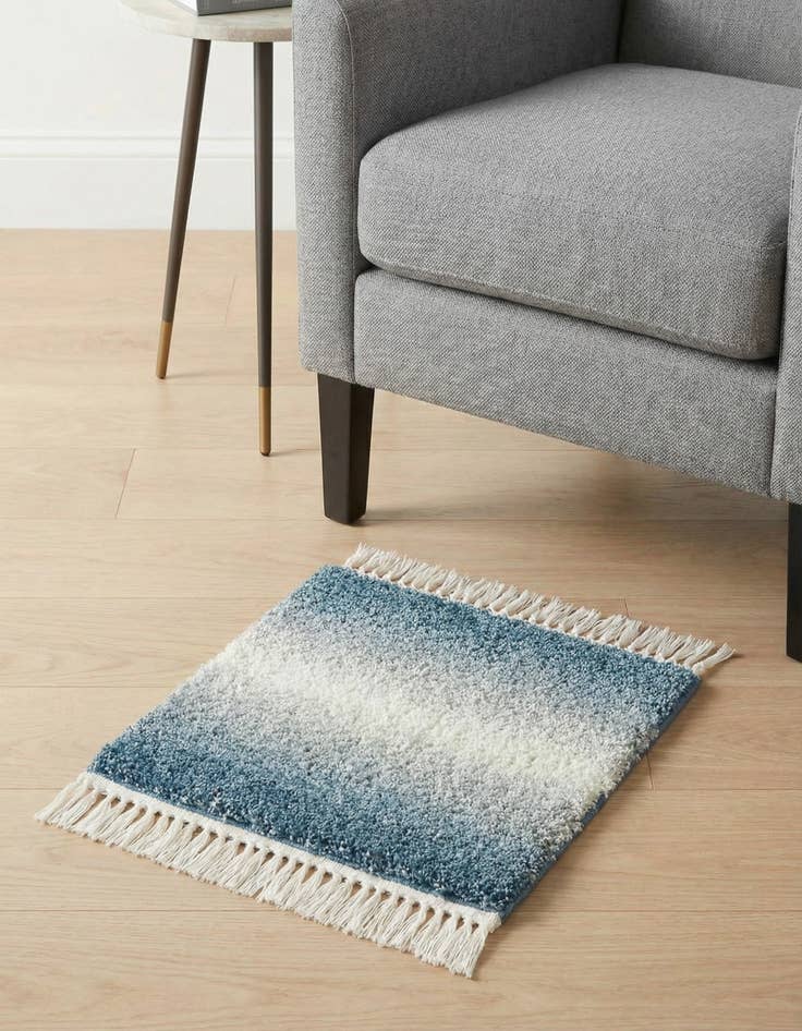 Detail image of 1' 4 x 1' 4 Athena Shag Sample Rug