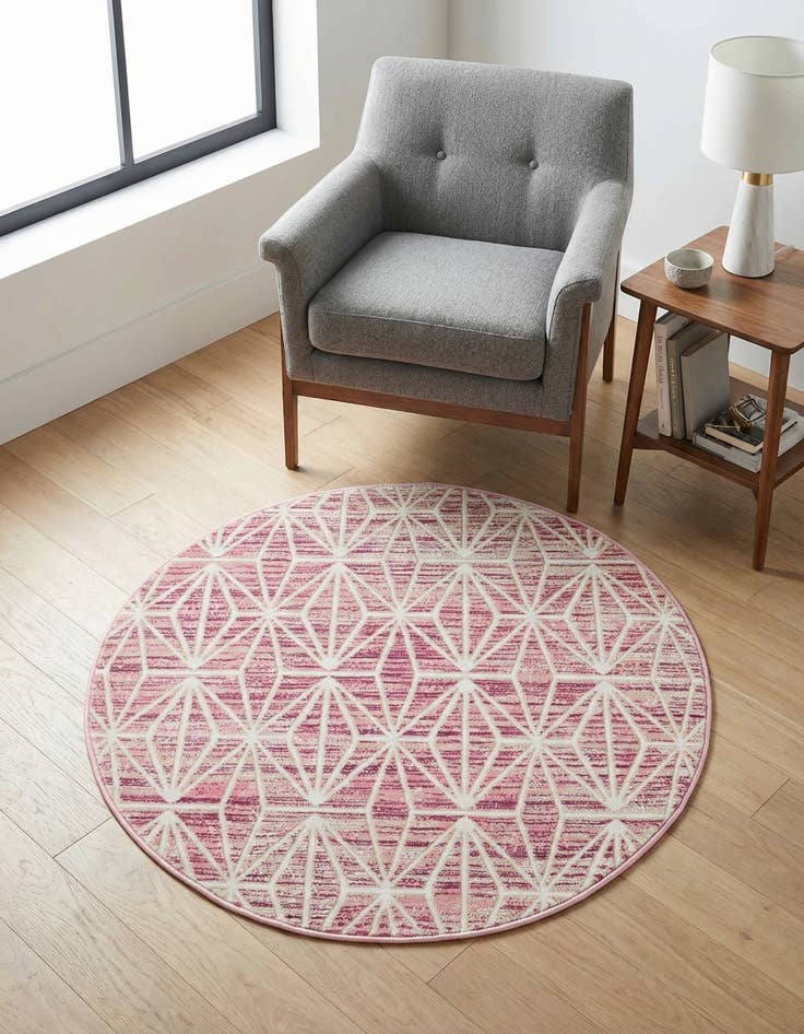 Detail image of 3' x 3' Uptown Fifth Avenue Round Rug