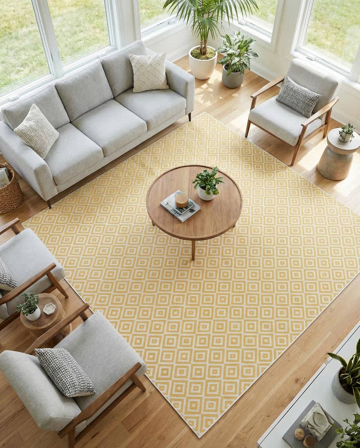 Detail image of 7' 10 x 7' 10 Easy-Clean Jill Zarin Costa Rica Indoor / Outdoor Square Rug