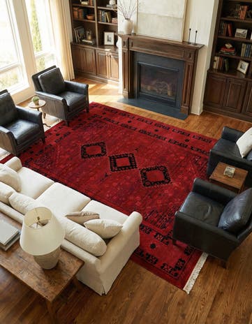 Red Bokhara Rug
