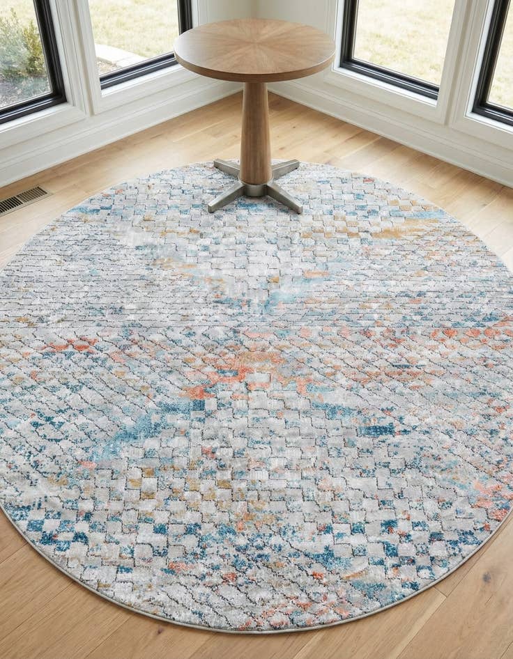 Detail image of 7' x 7' Leipzig Round Rug