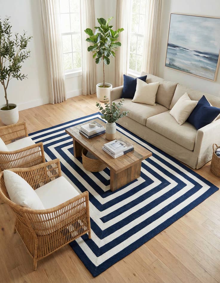 Detail image of 7' 10 x 10'  Hand Woven Eco Verse   Washable Indoor / Outdoor Rug