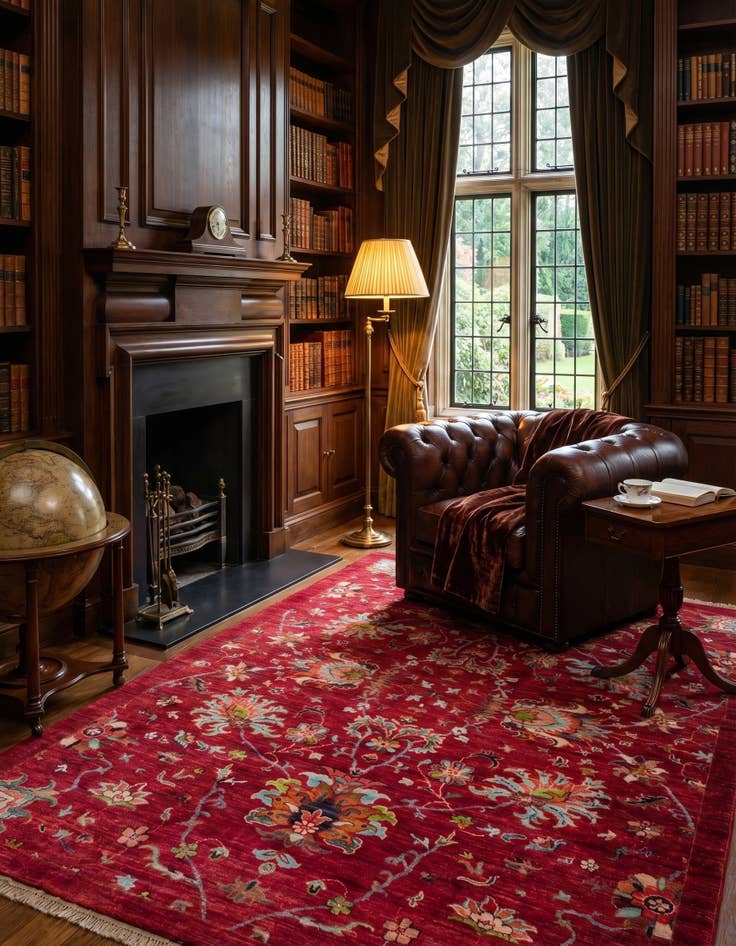 Detail image of 4' 3 x 5' 11 Hand Knotted Ariana Ziegler Rug