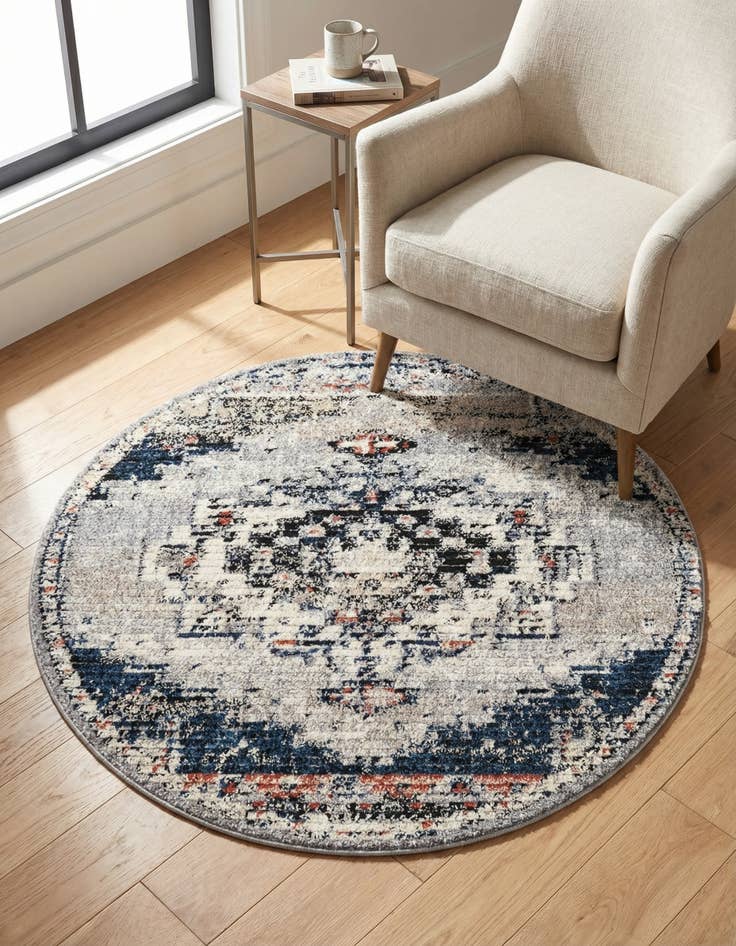 Detail image of 3' x 3' Tucson Round Rug
