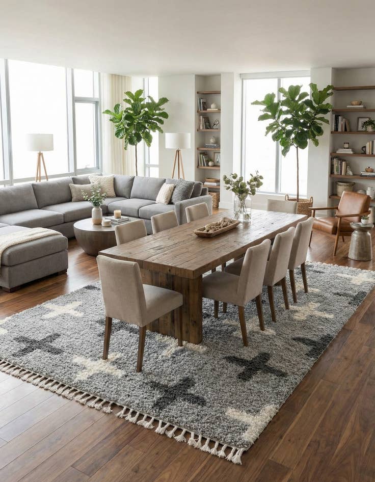 Detail image of 9' x 12' 2 Lagom Shag Rug