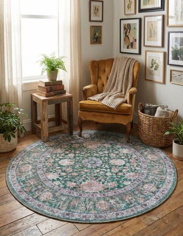 4' x 4' Yara Round Rug