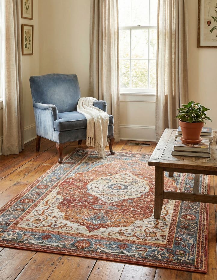 4' 3 x 6' Santiago Rug