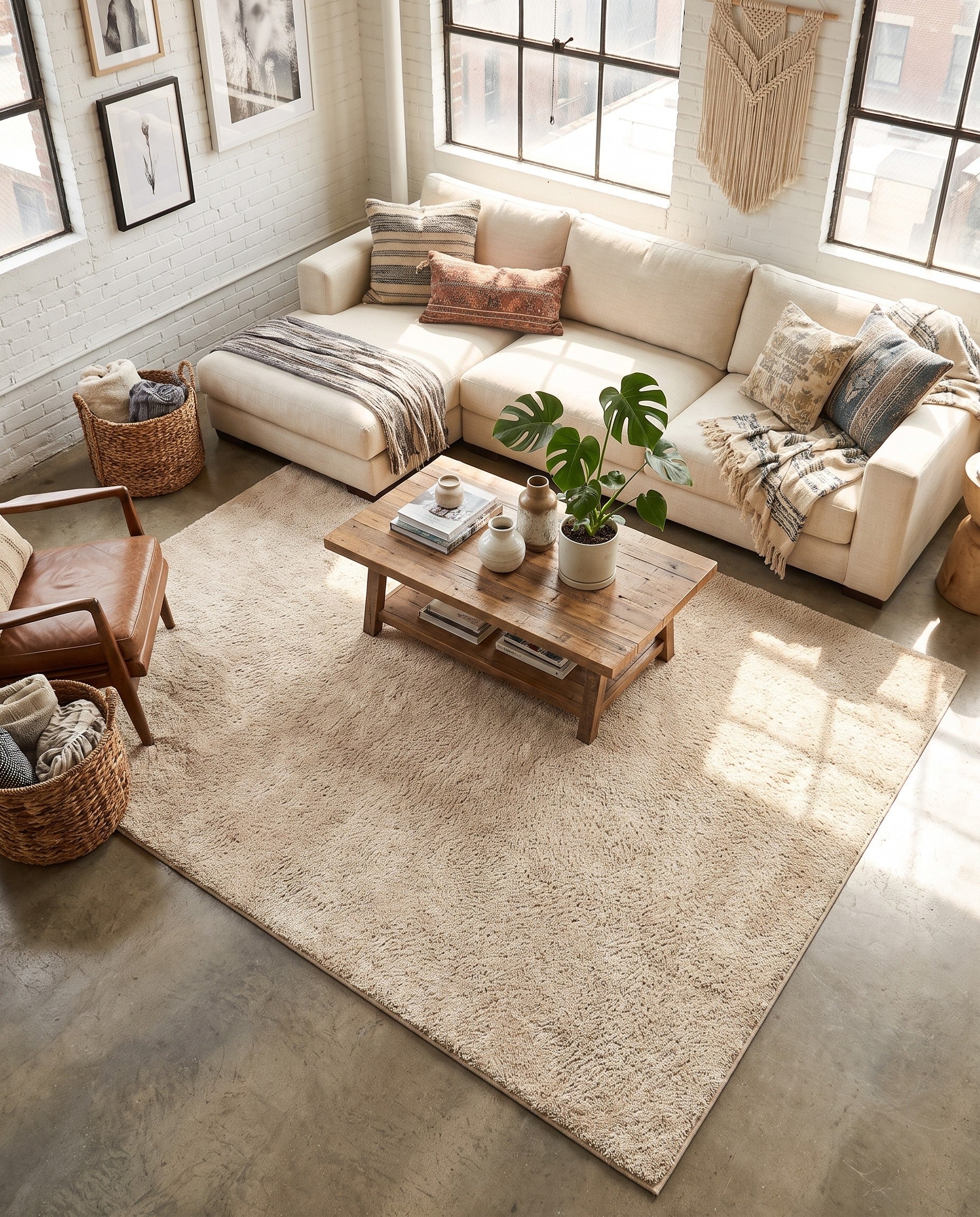 7' 10 x 10' Soft Touch Cloud Rug