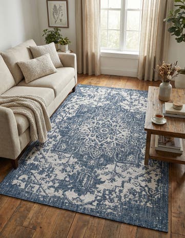 5' 3 x 8' Easy-Clean Jill Zarin Dubai Indoor / Outdoor Rug