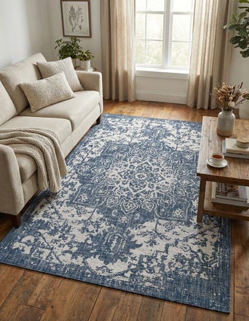 5' 3 x 8' Easy-Clean Jill Zarin Dubai Indoor / Outdoor Rug