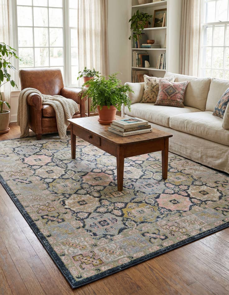 Detail image of 6' x 9' Kamala Washable Rug