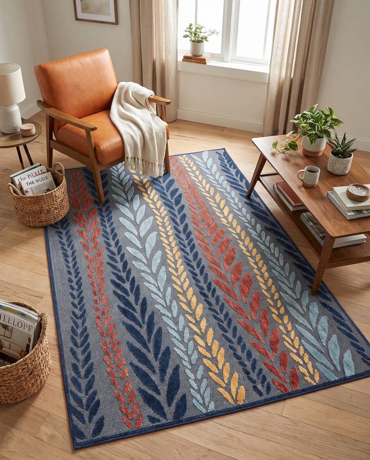 Detail image of 5' x 7' 7 Easy-Clean Indoor / Outdoor Rug