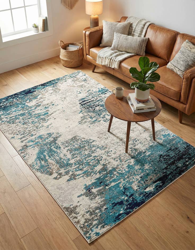 Detail image of 4' x 6' Washable Vivid Rug