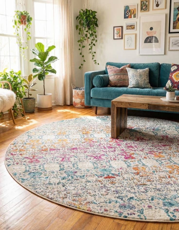 Detail image of 7' x 7' Amulet Round Rug