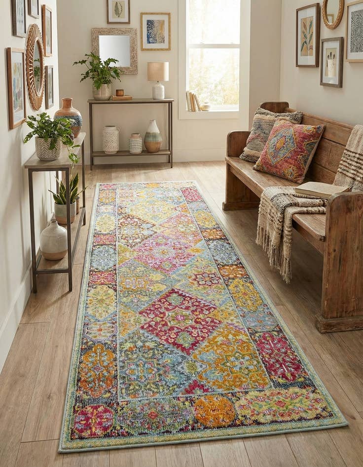 Detail image of 2' 2 x 6' Santiago Runner Rug