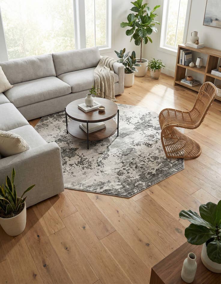 Detail image of 8' x 8' Metropolis Octagon Rug