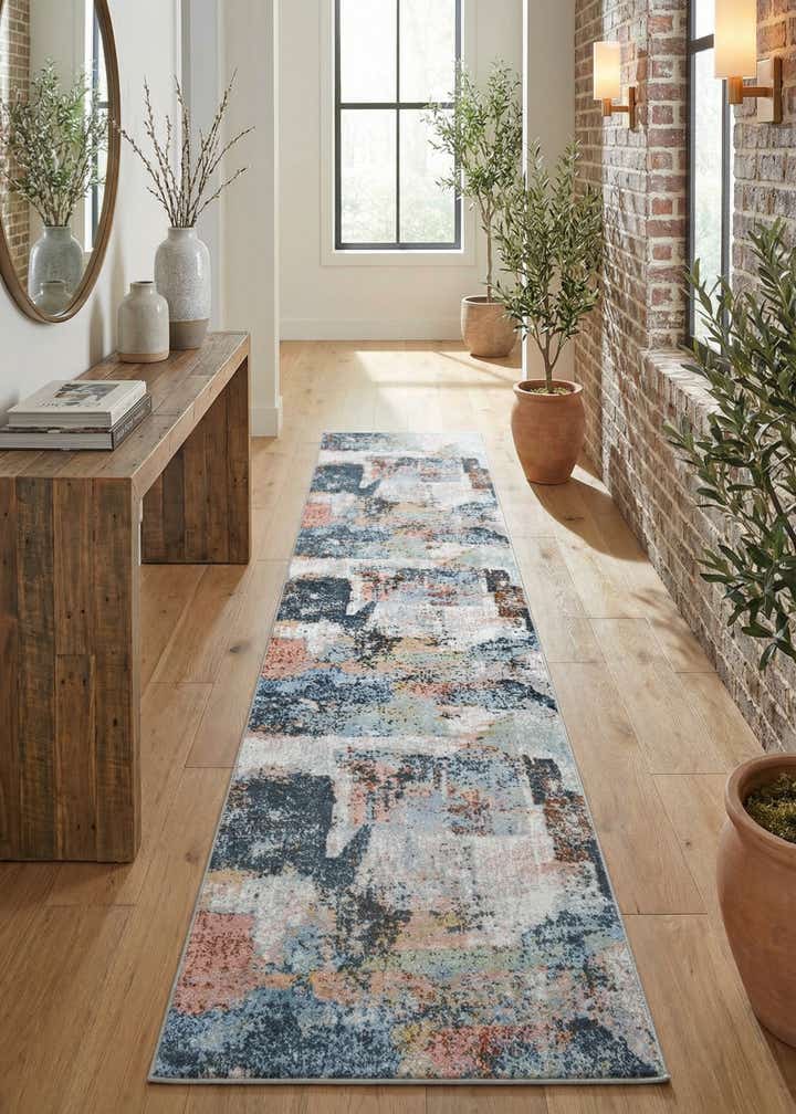 2' 7 x 12' Kamala Washable Runner Rug