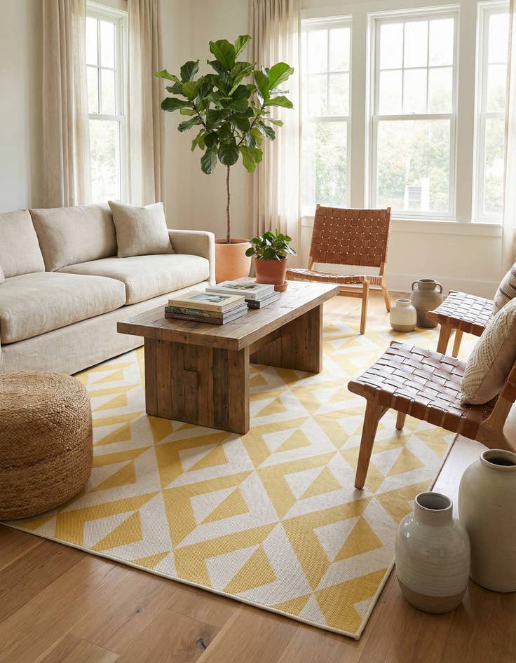 Detail image of 7' 10 x 10' Washable Jill Zarin Napa Indoor / Outdoor Rug